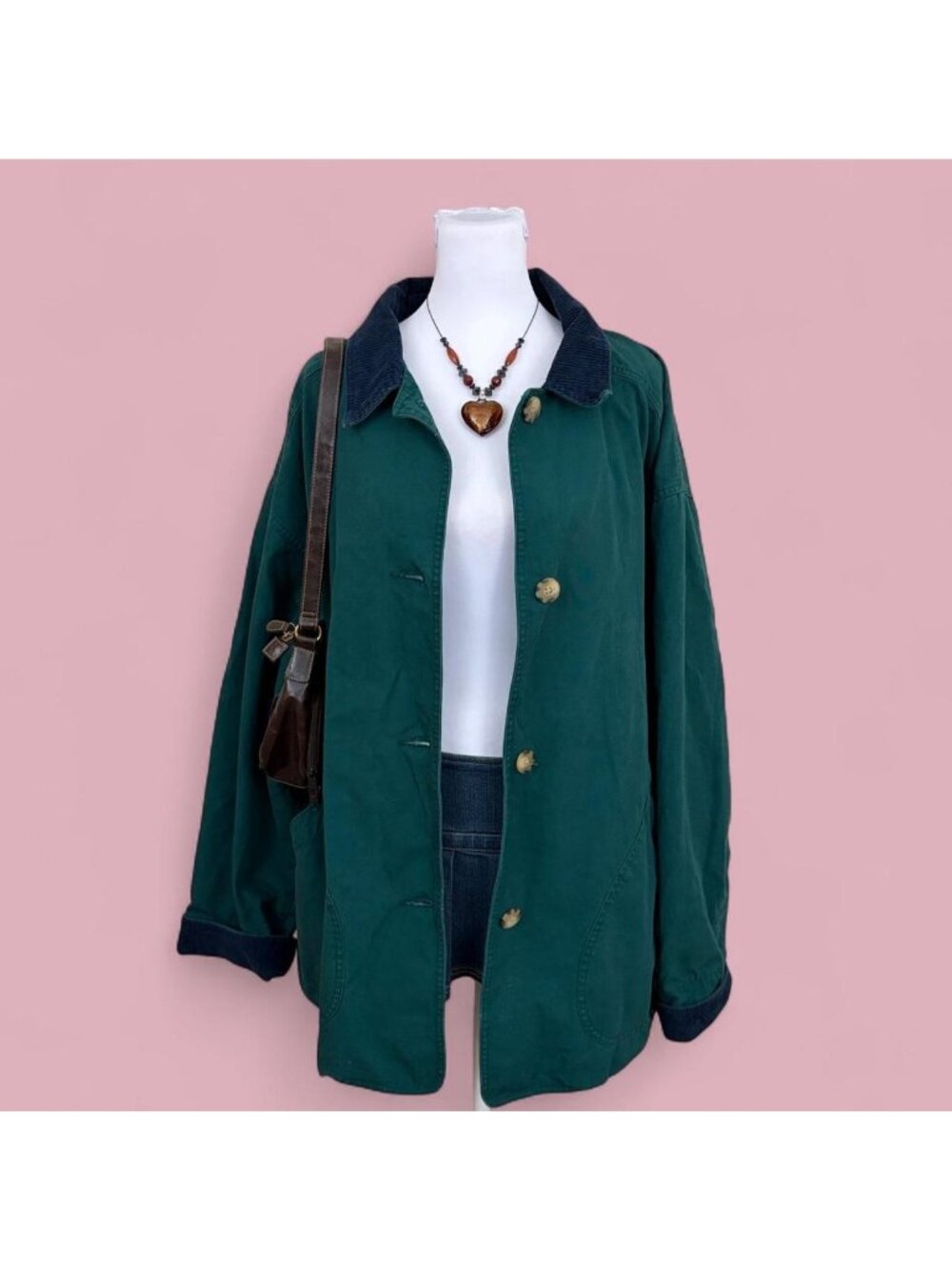 90s cottagecore chore coat barn jacket